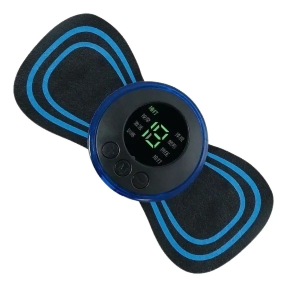 Mini Massageador Elétrico Recarregável 6 Modos 10 Níveis