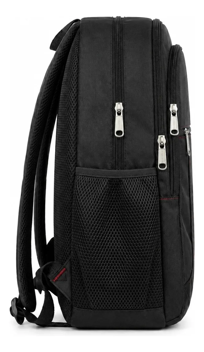 Mochila Unissex Jinpin Fashion para Notebook Preta
